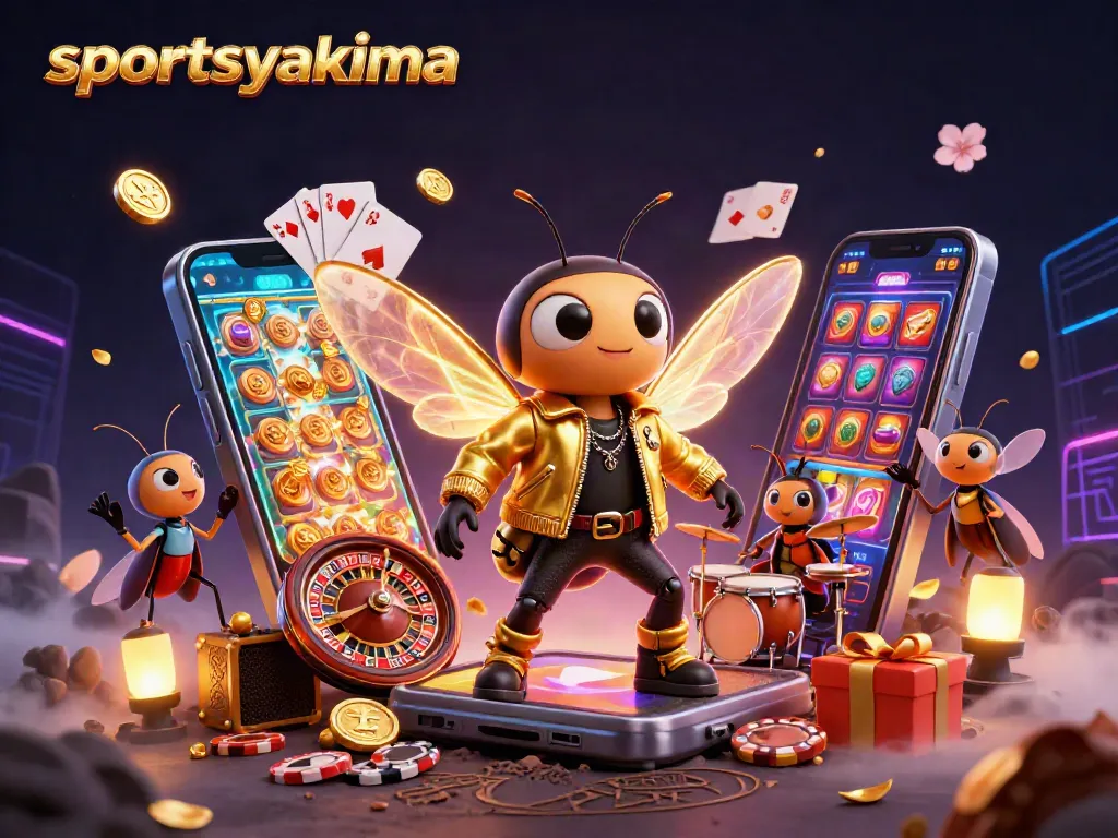 Catch exciting moments as sportsyakima showcases 3D characters in an immersive casino scene.