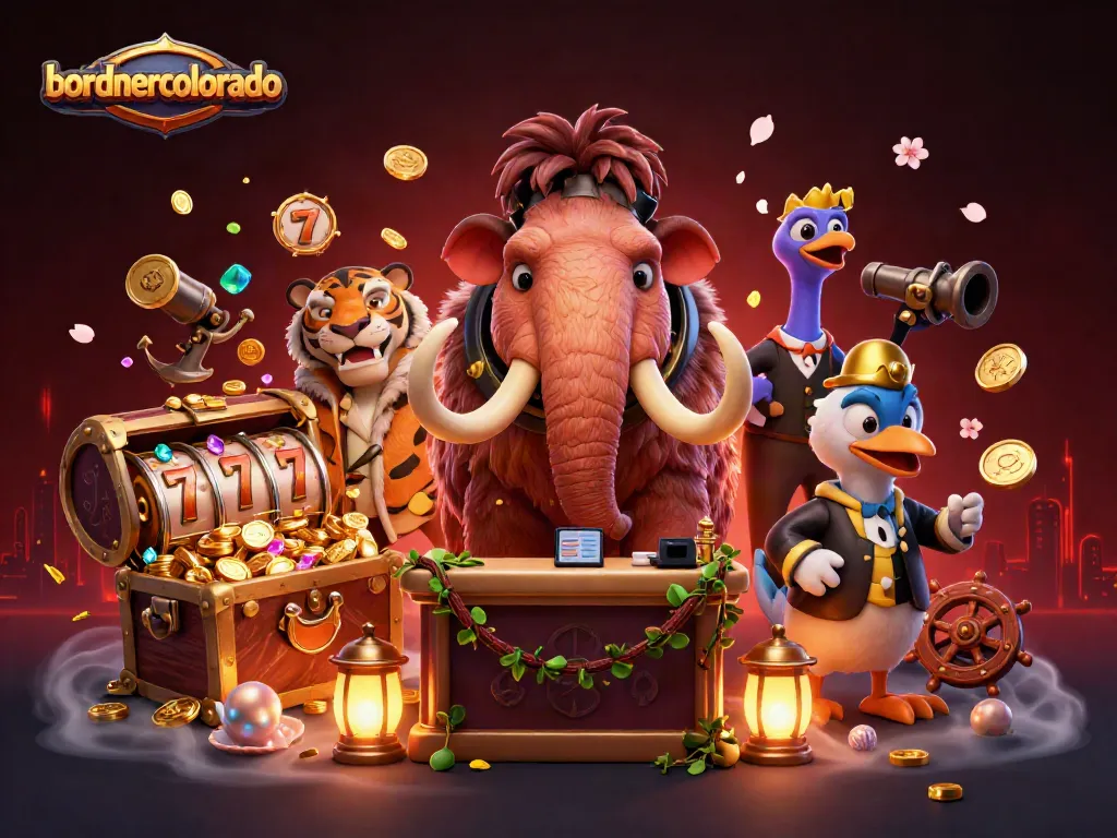 Experience the excitement of bordnercolorado with a unique casino scene featuring engaging characters.