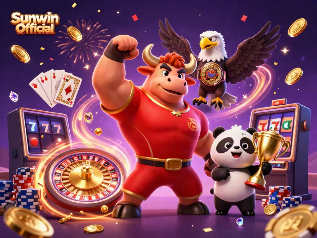 Experience the excitement of Sunwin Official with dynamic casino gameplay and vibrant characters.